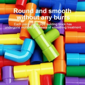 Pipeline building block assembly children's water pipe beneficial intelligence
