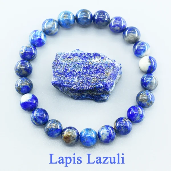 Deep Blue" 5A Natural Lapis Lazuli Healing Bracelet