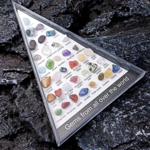 36-Piece Natural Healing Crystal & Mineral Collection